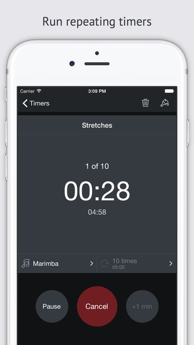Timer+, Run repeating timers